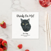 Huwelijkscocktailservetjes voor katten servet (Insitu)