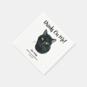 Huwelijkscocktailservetjes voor katten servet (Hoek)
