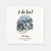 Huwelijkscocktailservetten voor honden servet (Voorkant)