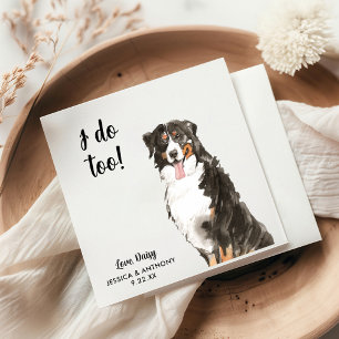 Huwelijkscocktailservetten voor honden servet