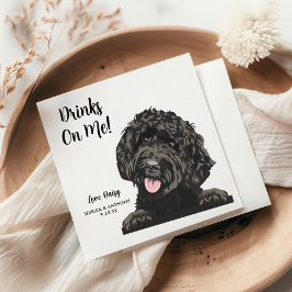Huwelijkscocktailservetten voor honden servet