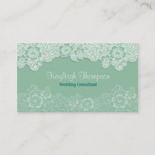Huwelijksconsulent - Mint Lace Visitekaartje