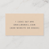 huwelijksconsultatie psychotherapeut Gray Bohemian Visitekaartje (Achterkant)