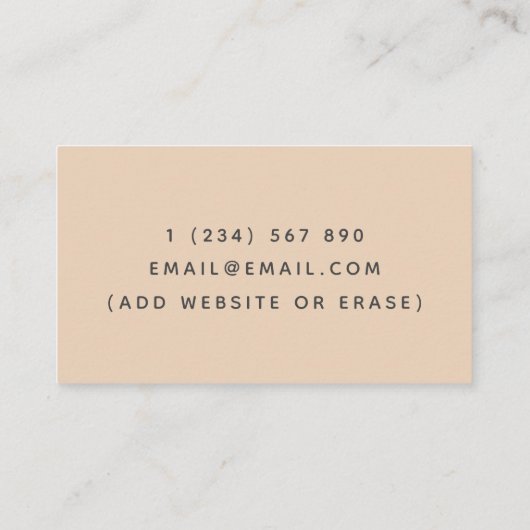 huwelijksconsultatie psychotherapeut Gray Bohemian Visitekaartje (Achterkant)