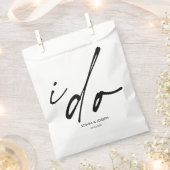 Huwelijksdag minimaal eenvoudig bedankzakje (Geknipt)