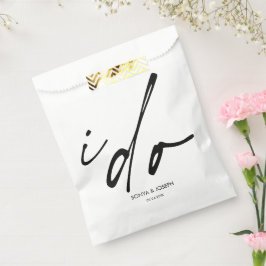 Huwelijksdag minimaal eenvoudig bedankzakje