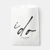 Huwelijksdag minimaal eenvoudig bedankzakje (Voorkant)