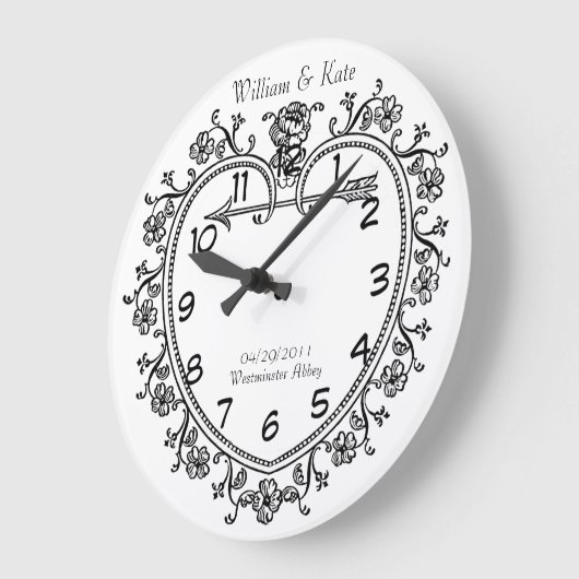 huwelijksdatum gedenkdag klok (Hoek)