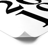 huwelijksdatum gepersonaliseerde afdruk poster (Hoek)