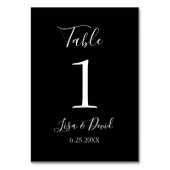 huwelijksdecor Tafelnummer (Voorkant)