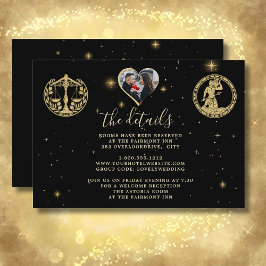 Huwelijksdetails Foto QR Code Informatiekaartje