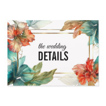 Huwelijksdetails Hibiscus Serenade Paradise