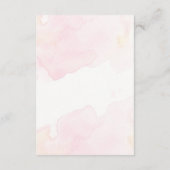 Huwelijksdetails Insteekkaart in Moderne Minimalis Informatiekaartje (Achterkant)