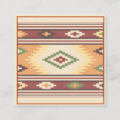 Huwelijksdetails kaart in Old West Frontier-stijl (Achterkant)