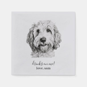 Huwelijksdoek voor honden Golden Doodle Servet
