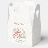 Huwelijksdouche Succulent Plant Laat Liefde Schatt Bedankdoosjes (Geopend)