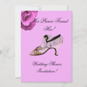 HUWELIJKSDOUCHE UITNODIGING DE PRINSES (Voorkant)