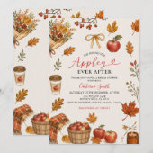 Huwelijkse Bruiloft Appley Ever After Kaart (Voorkant / Achterkant)
