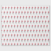 Huwelijkse bruiloft jubileum inpakpapier (Vlak)