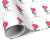 Huwelijkse bruiloft jubileum inpakpapier (Rol Hoek)