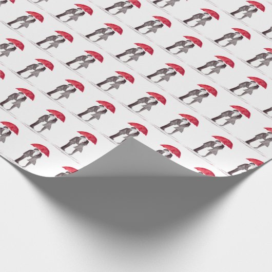 Huwelijkse bruiloft jubileum inpakpapier (Hoek)