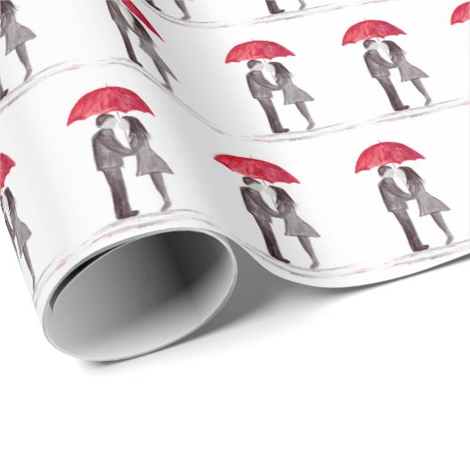 Huwelijkse bruiloft jubileum inpakpapier (Rol Hoek)