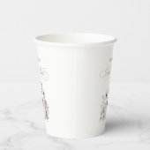 Huwelijkse Feest met Witte Pompoen in de Herfst Papieren Bekers (Rechts)