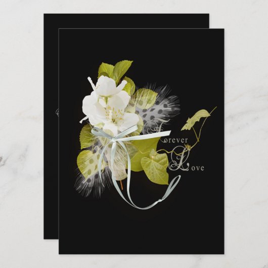 Huwelijkse Jubileum Feest Kaart (Voorkant / Achterkant)