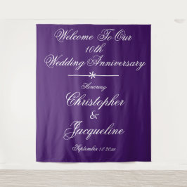 Huwelijkse Jubileum Script Fotohokje Achtergrond Wandkleed