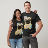 Huwelijkse Pug T-shirt (Unisex)