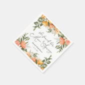 Huwelijkse Squeeze Sinaas Bruidsborrel Servetten (Hoek)