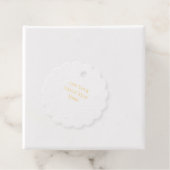 Huwelijkse Templaten | Elegant Aanpasbaar  Bedankjes Labels (Met doos)