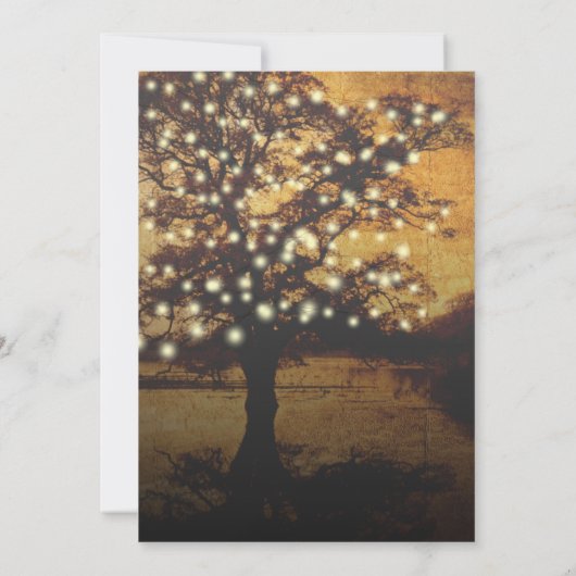 Huwelijkse Trouwbelofte Vernieuwing met Rustieke B Kaart (Achterkant)