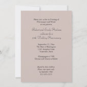 Huwelijkse Trouwdag Kaart (Achterkant)