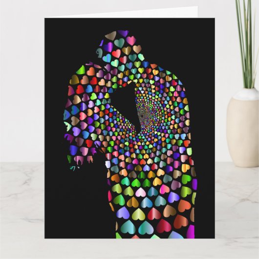 Huwelijkse trouwdag wenskaarten van KISS Kaart (Voorkant)