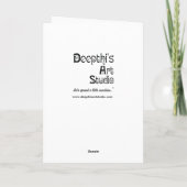 Huwelijkse trouwdagwensen kaart (Achterkant)