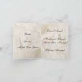 Huwelijkse Trouwfoto & Tekst Bedankkaart (Binnen)