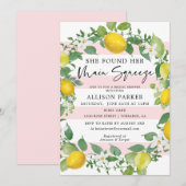 Huwelijkseizoen Citroen Thema Bruiloft Feest Kaart (Voorkant / Achterkant)