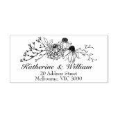 Huwelijksenvelop retouradres stempel (Afrduk)