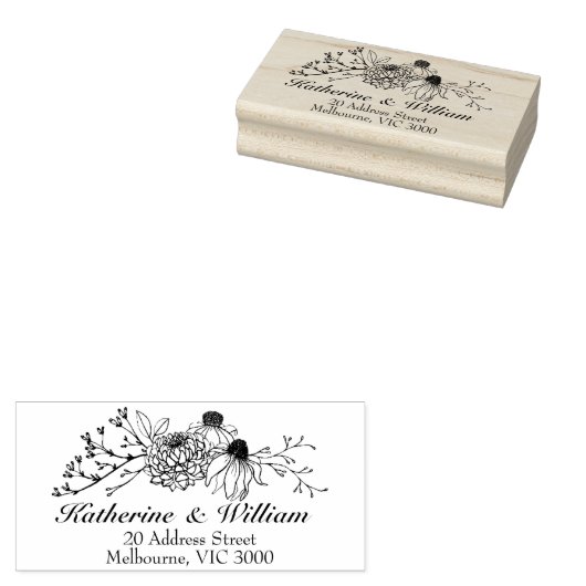 Huwelijksenvelop retouradres stempel (Gestempeld)