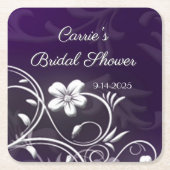 Huwelijksfeest aangepaste feestcoasters kartonnen onderzetters (Voorkant)