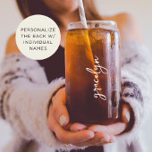 Huwelijksfeest Ananas | Persoonlijk Blikvorm Glas