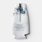 Huwelijksfeest Bloemige Eucalyptus Succulent Op Ma Flesjeskoeler (Achterkant)