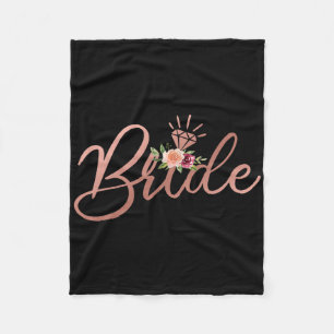 Huwelijksfeest Bruid Bruiloft Bruidsjurk Cadeau Fleece Deken