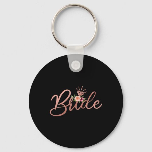 Huwelijksfeest Bruid Bruiloft Bruidsjurk Cadeau Sleutelhanger (Voorkant)