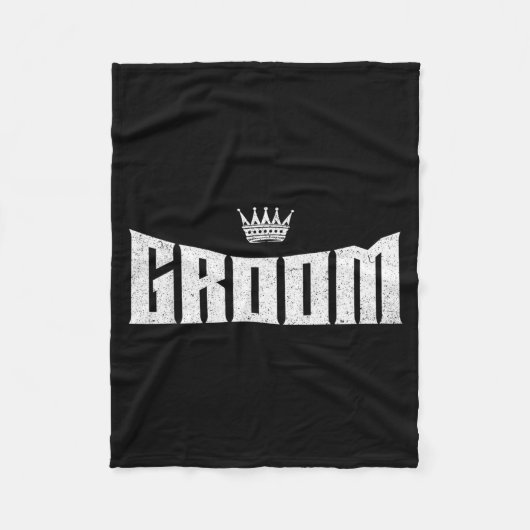 Huwelijksfeest Bruidegom Cadeau Fleece Deken (Voorkant)