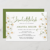 Huwelijksfeest Bruidsborrel Bruiloft brunch uitnod Kaart (Voorkant / Achterkant)