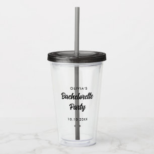 Huwelijksfeest Bruidsfeest Bruidsmeisjes Teamnaam Acryl Drinkbeker