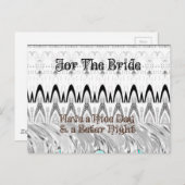 Huwelijksfeest Cadeau Kunstprint Briefkaart (Voorkant / Achterkant)