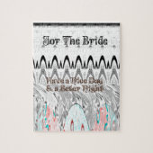 Huwelijksfeest Cadeau Kunstprint Legpuzzel (Verticaal)